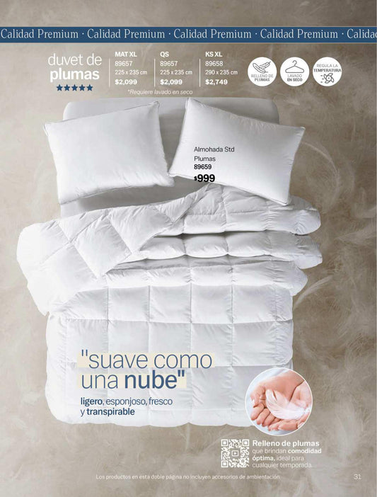 VIANNEY - Duvet de Plumas | Calidad Premium | KS XL