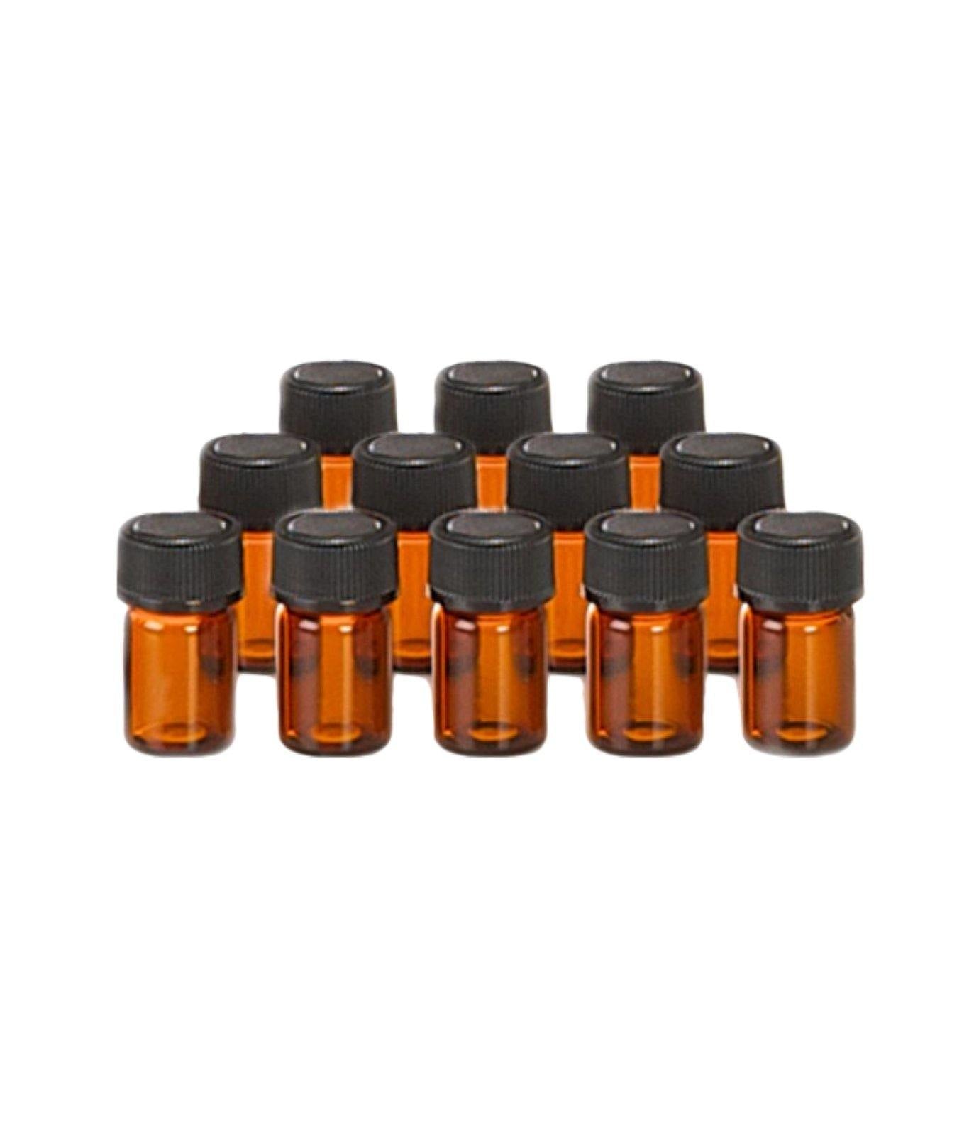 Mini Botellas para Traer Contigo un Poco de tu Aceite esencial doTERRA favorito (Dram bottles) - Capacidad 2ml - 10 Pzas - AAceites Esenciales