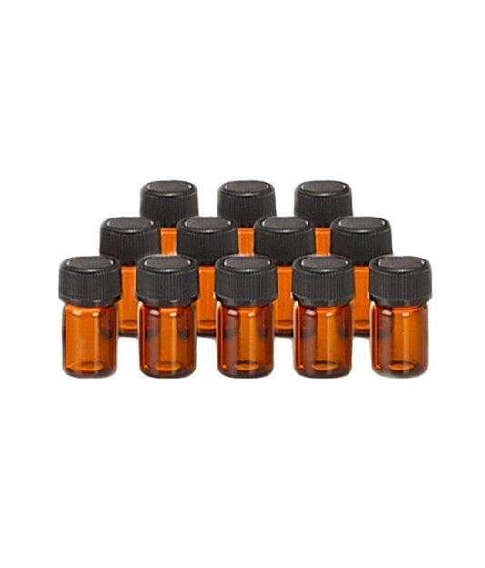 Mini Botellas para Traer Contigo un Poco de tu Aceite esencial doTERRA favorito (Dram bottles) - Capacidad 2ml - 10 Pzas - AAceites Esenciales